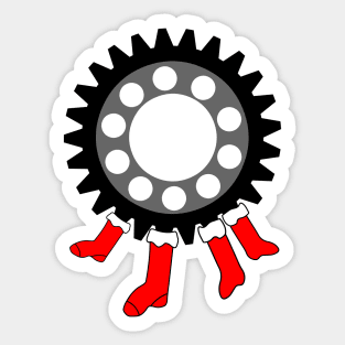 Gear Stockings Sticker